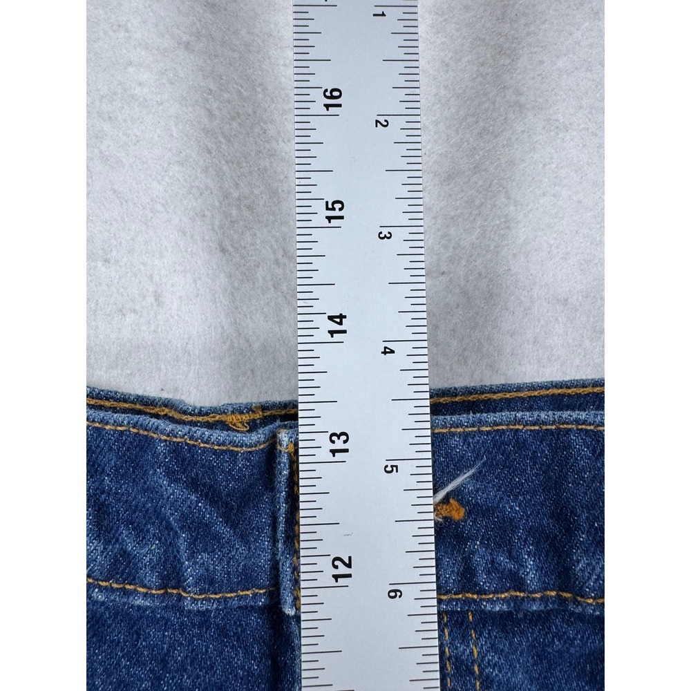 Vintage Levis 517 Orange Tab Mens 40x30 Bootcut Jeans USA Made Dark Wash Denim - Picture 8 of 15